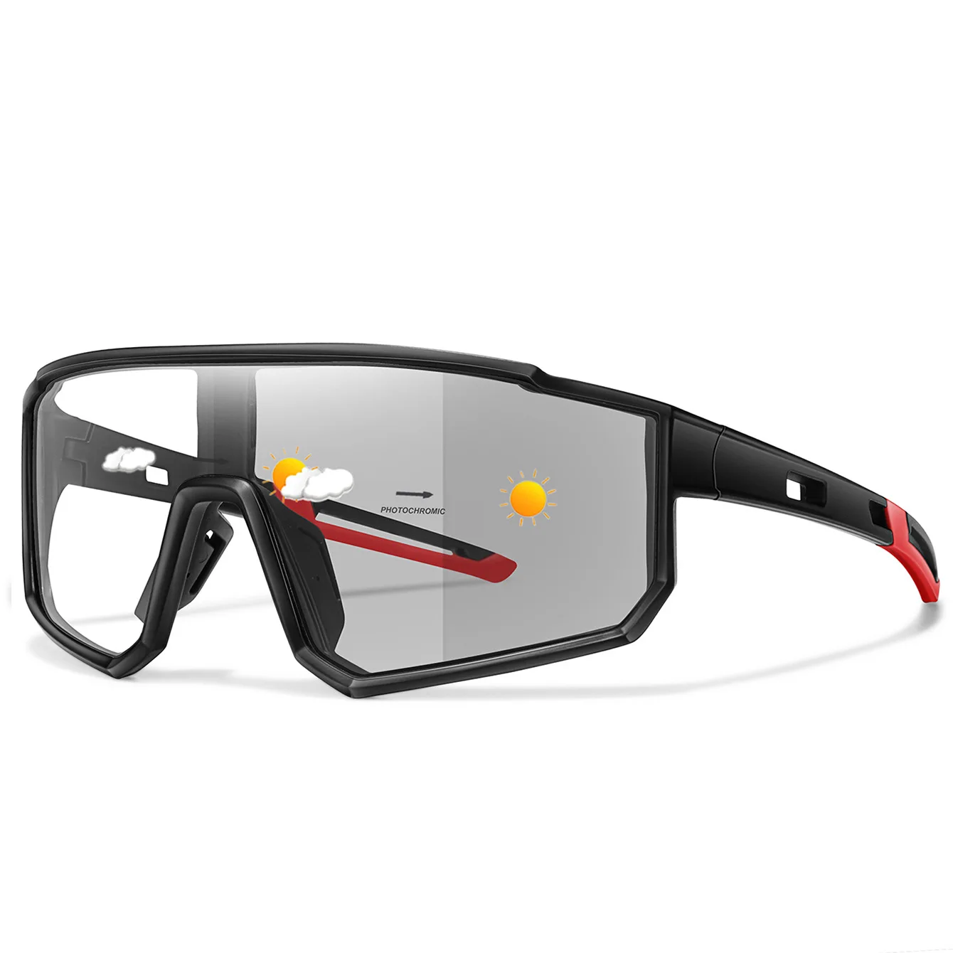 New Style Brand Photochromic Eyewear Men Women Bicycle MTB Bike Running Fishing Cycling Glasses Comfortable Windproof Goggles