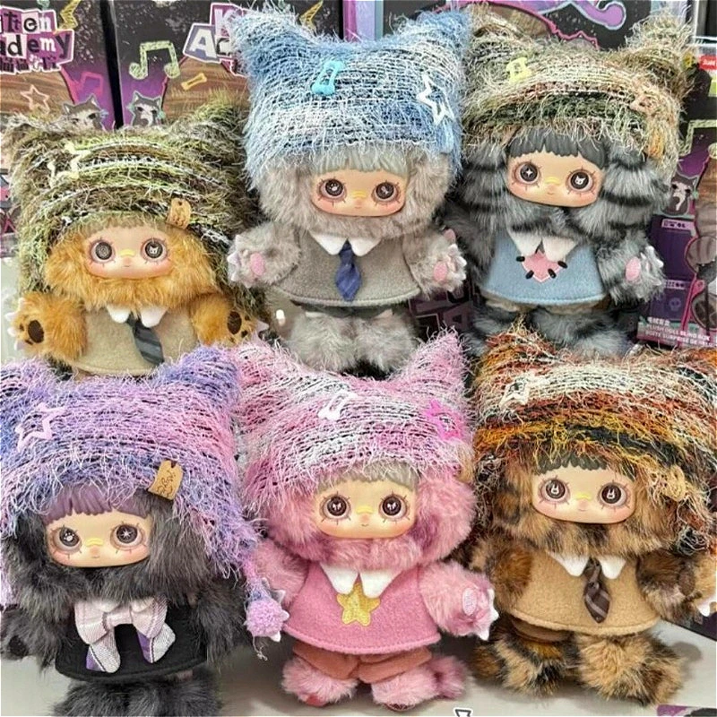 메이메이 키튼 아카데미 시리즈 비닐 인형 블라인드 박스 카와이 카이샤 카하 인형 미스터리 애니메이션 피규어 장난감 소녀 소년 수집용 선물