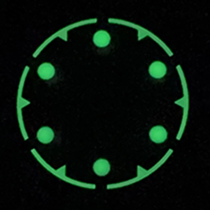SmileLife Green Luminous 28.5mm Watch Dials Suitable for NH35/NH36/4R/7S