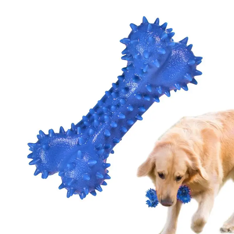 Spiky Bone Dog Toy Spiky Bone Puppy Chew Supplies Gomma Soft Dog Toy Dentizione Pet Natural Puppy Toys For Dog Puppy Playtime