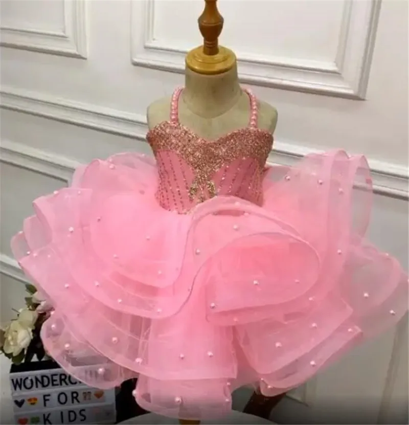 princess-puffy-pink-flower-girl-dress-suspenders-with-pearls-first-birthday-evening-party-dress-children-christmas-ball-gowns