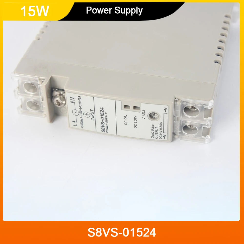 

New S8VS-01524 Switching Power Supply Rail Type 15W/DC 24V 0.6A OUTPUT High Quality Fast Ship