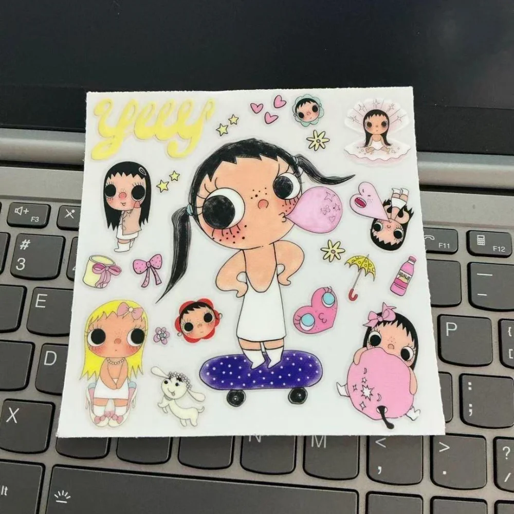 Adesivi Creativi Yuy per Cover di Cellulari, Decorazioni Impermeabili per Frigoriferi e Tazze, Regalo Kawaii per Ragazze - immagine 4