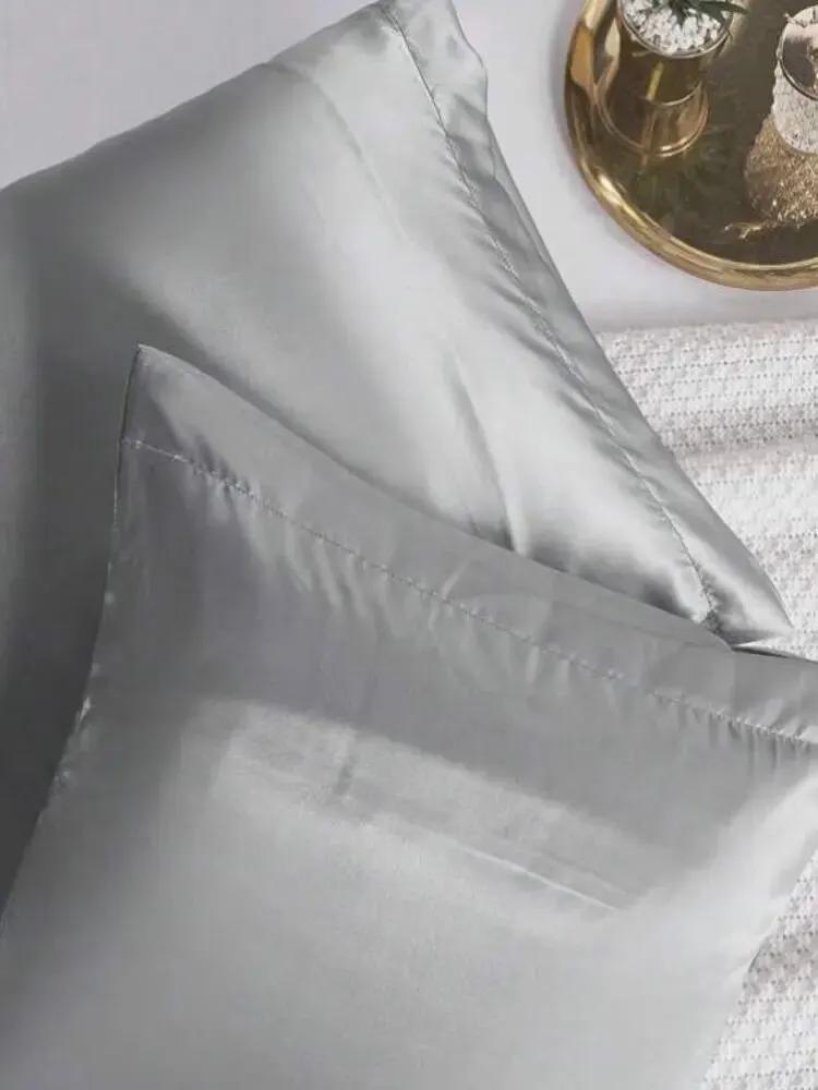 1pcs Pillowcase Hair and Skin Silk Satin Pillowcase Pillow Cases Set Silky Pillow Cover Envelope Closure bed pillow