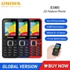 UNIWA E1801 Unlocked Button Phones 1.77Inch 800mAh 2G Feature Phone Dual SIM Standby Mobile Phone For The Old Wireless FM Radio 1