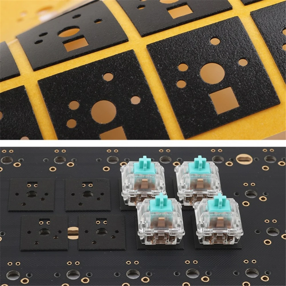 Mechanical Keyboard Switch Sticker Noise Dampener Foam Sound Reduction Insulation Film for Switch Stabilizer Dropship 120 Pcs