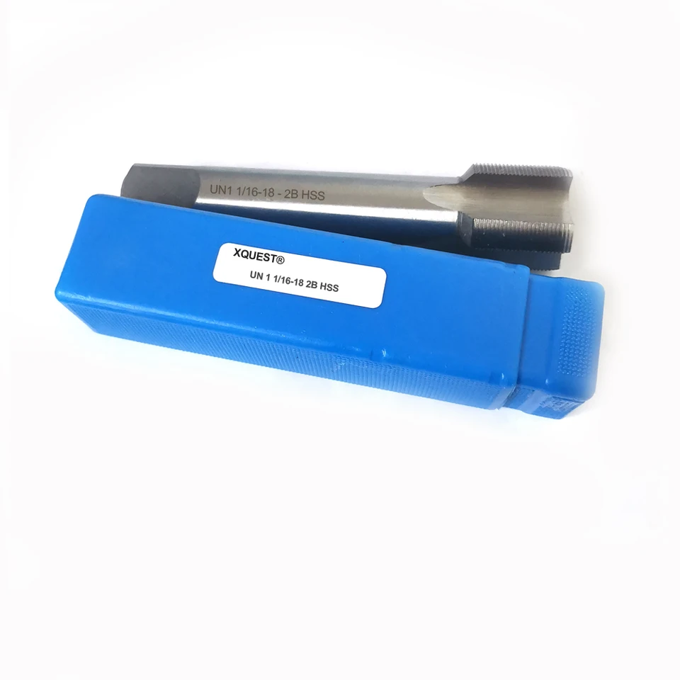 Burkit 11/16-16 UN Thread Tap - Right Hand HSS Machine Tap For Metalworking & DIY Projects