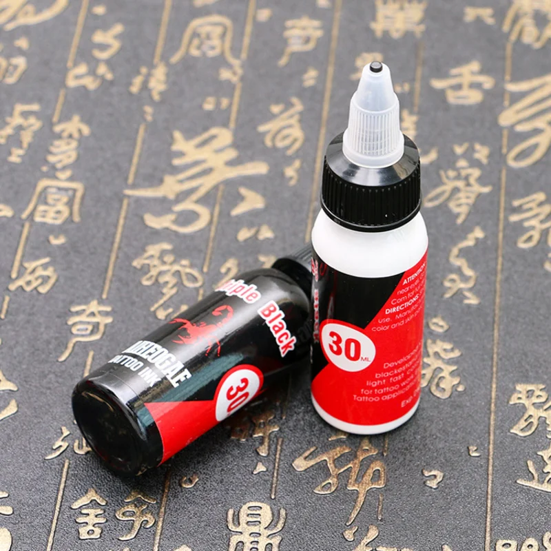 Tattooing Equipment Black and Red Tattoo Practice Color Material 30ml Small Tattoo Color Pigment Ink