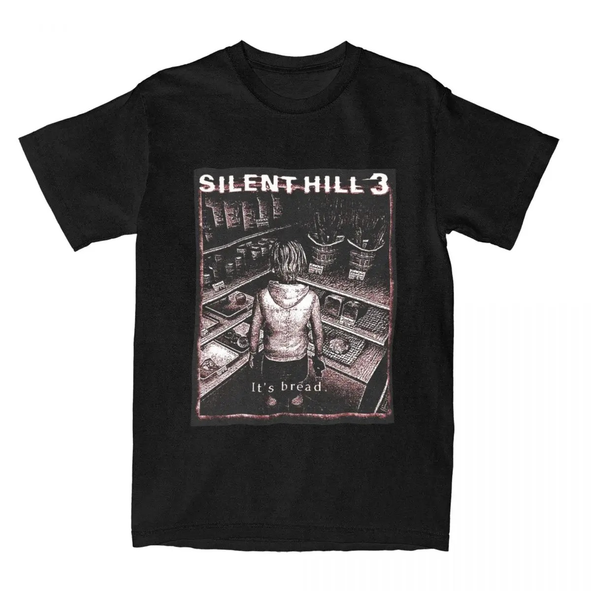 Uomo Donna Gioco It'S Bread Silent Hill 3 Camicia Horror Merchandise Movie 100% Cotone Top T-Shirt Street Wearing Tees Adult
