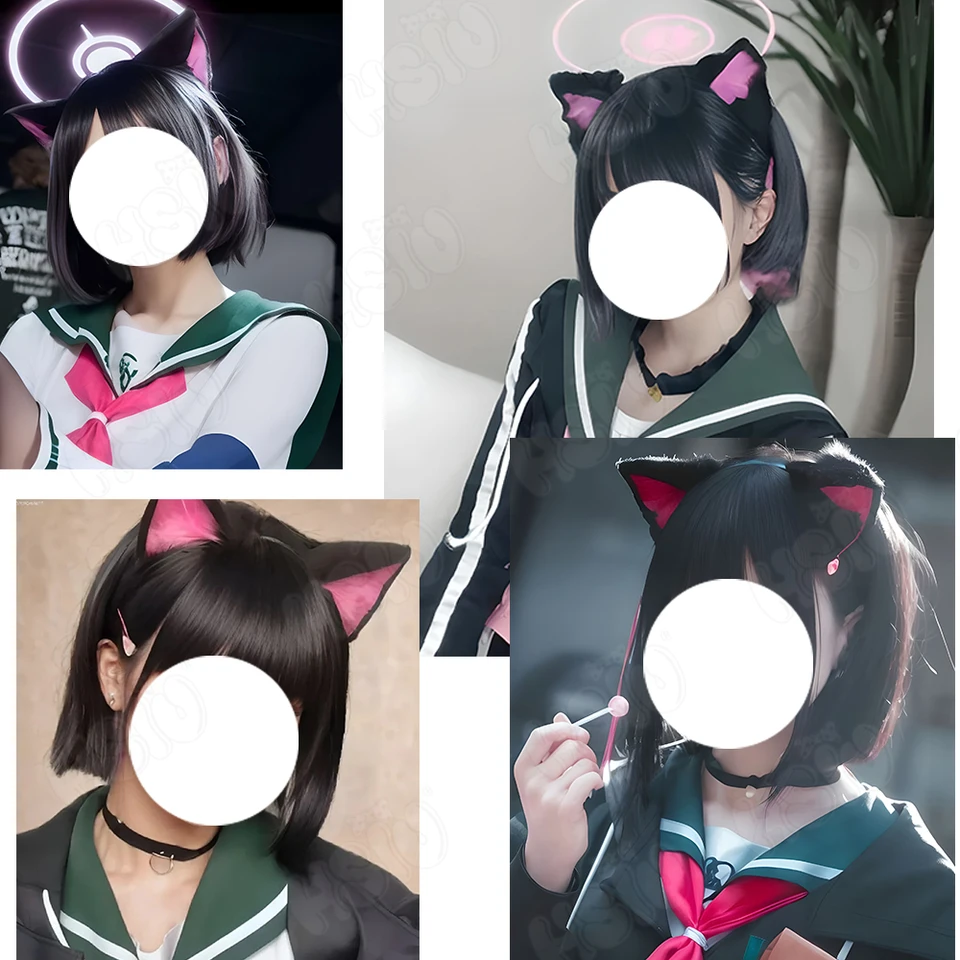 Blue Archive Kyoyama Kazusa Cosplay Wig Fiber synthetic wig「HSIU