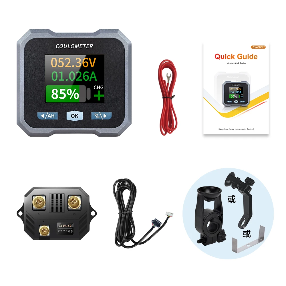 DC 10-100V 0-400A BL105F Battery Tester Coulomb Counter Meter Capacity Indicator Ammeter Voltmeter Bluetooth Battery Monitor battery monitor tester
