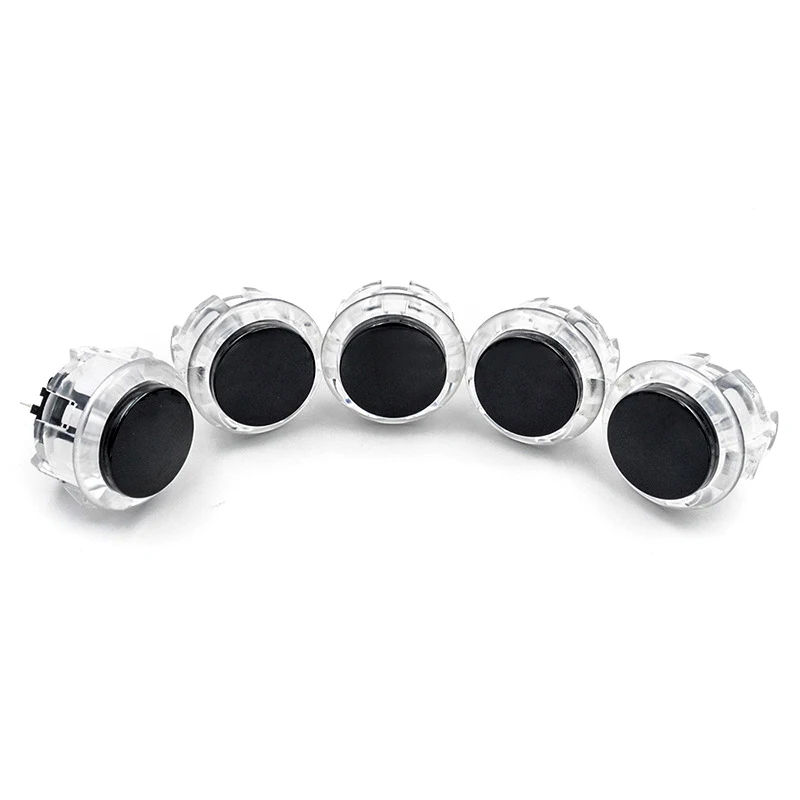 

Arcade Push Button Reset Momentary Jamma Mame Machine Snap Round Plastic Button Switch Black For Pandora Game Parts