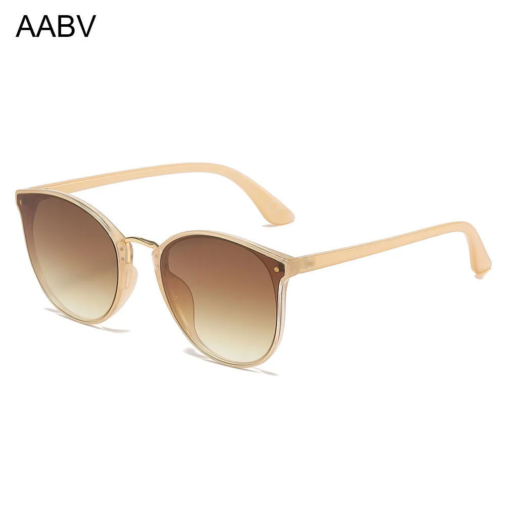 AABVOversizedRoundCatEyeSunglassesforWomenLargeCuteTrendy