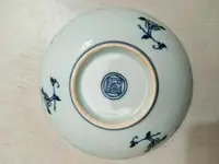 Chinese old porcelain blue and white porcelain bowl plate 2