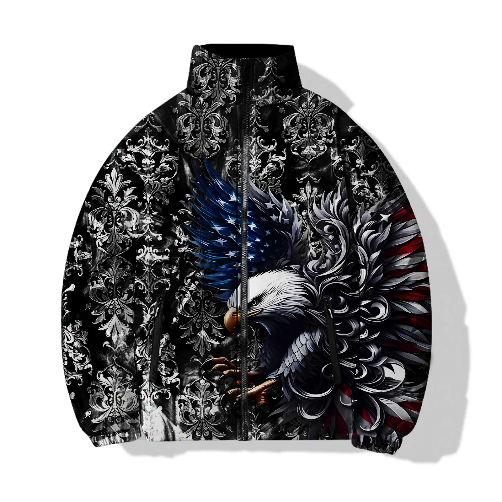 thumbnail image 1 of Abrigos de invierno para hombre Eagle, modernos, cálidos y modernos, de moda, con relleno asequible, para hombre 2024, 1 of 5