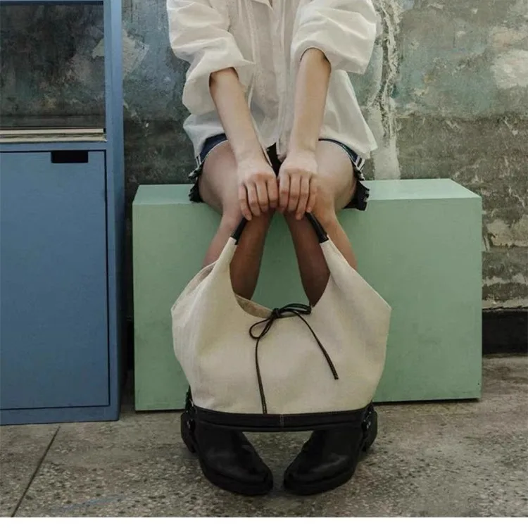 الكورية عارضة قماش حمل الحقائب للنساء الفاخرة مصمم...