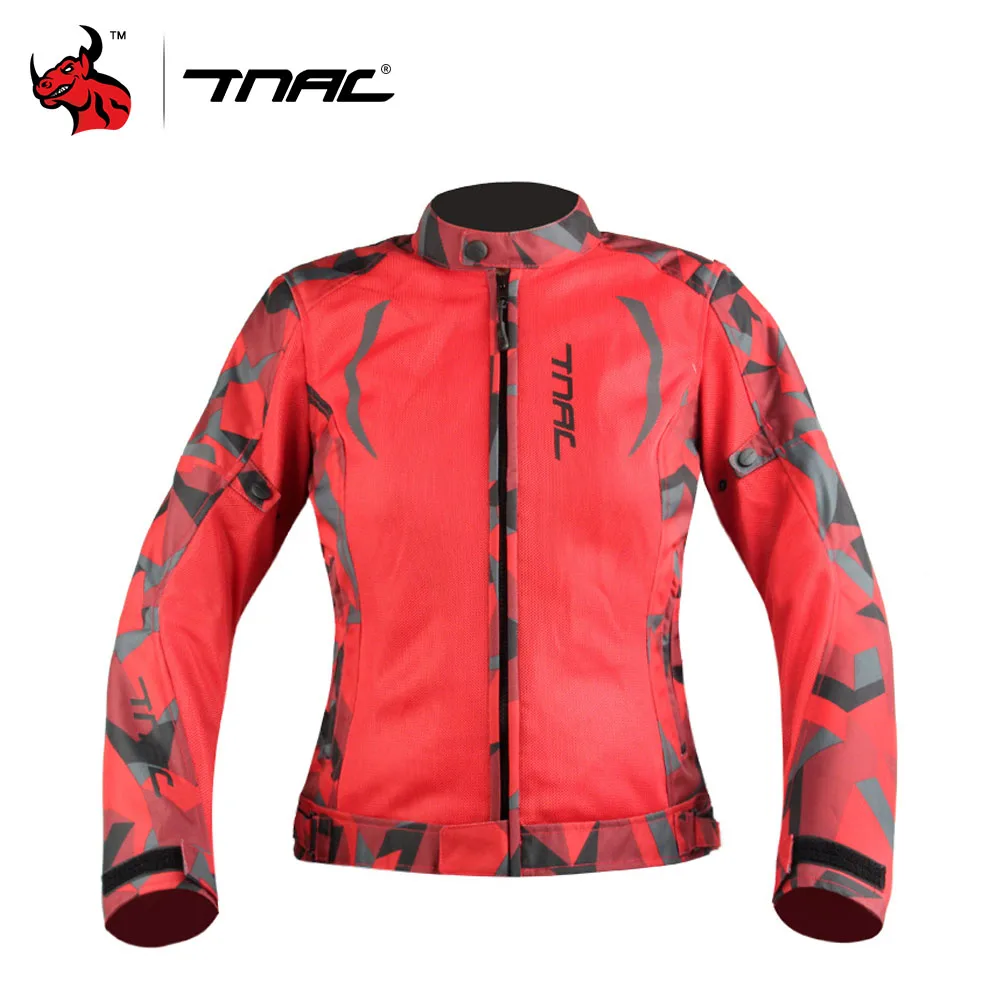 TNAC Summer Breathable Drop-proof Motorcycle Jacket Outdoor Breathable  Cycling Jacket Multicolor Outdoor Equipment