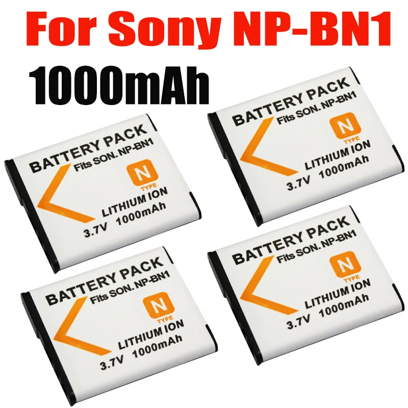 Np-Bn1 Np Bn1 Batteria Della Fotocamera Per Sony Dsc-Wx7 Dsc-W830 Dsc-Tf1 Dsc-Tx66 Dsc-Tx100V Dsc-Tx200V Dsc-Qx30 Dsc-Qx10 1000Mah