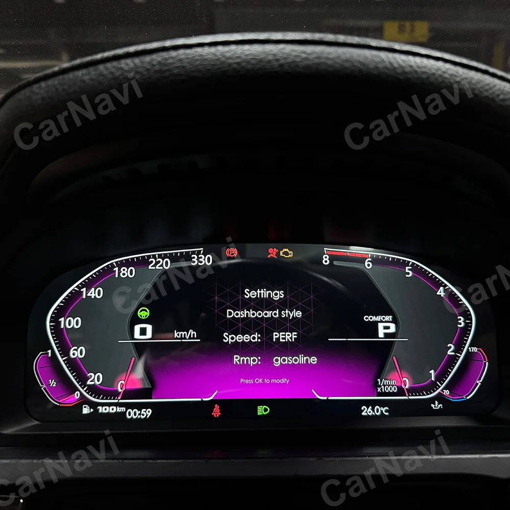 BMW F10 F11 F18 F07 F06 F12 F13 F01 F02 F03 F25 F26 F15 F16 CIC NBT EVO용 CarPlay 디지털 계기판 클러스터