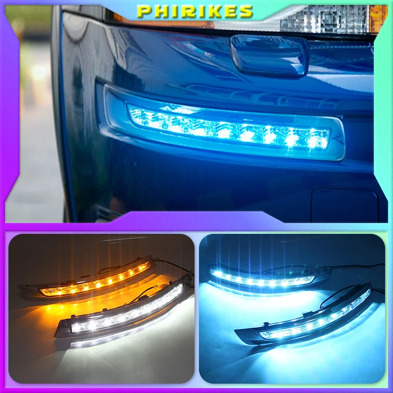2pcs Car Daytime Running Lights LED DRL For Volvo XC90 2007 2008 2009