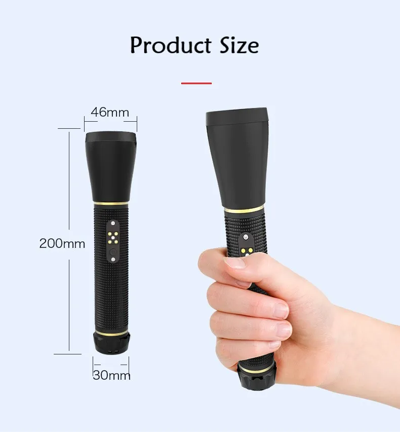 E610 Strong Lighting Patrol Stick Security Patrol Machine Stick RBI Device Send 10 Points + 2 Personnel Buttons