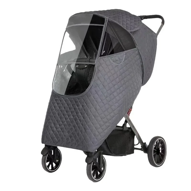 

Universal Waterproof Winter Thicken RainCover Pushchairs Raincoat Full Cover Wind Dust Shield for Baby Stroller Accessories