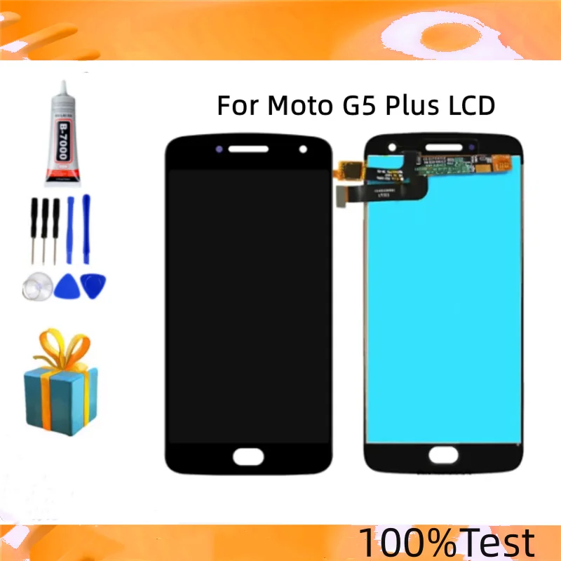 Цифровой преобразователь сенсорного ЖК-экрана в сборе, 5,2 дюйма, XT1685, XT1683, XT1687, XT1684, с инструментами