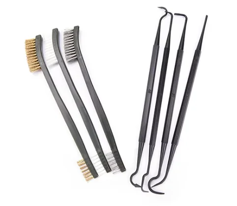 Rifle Cleaning Kit 3/4/7pcs 3pcs Brush 4pcs Pick Set for Rifle Pistol Camping Accessories Cleaning Tool