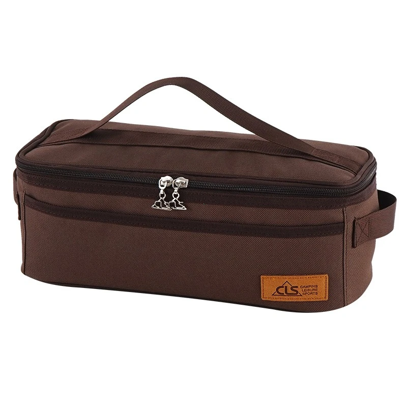 Outdoor camping cookware storage bag camping barbecue tableware storage bag self driving travel makeup portable toiletrie