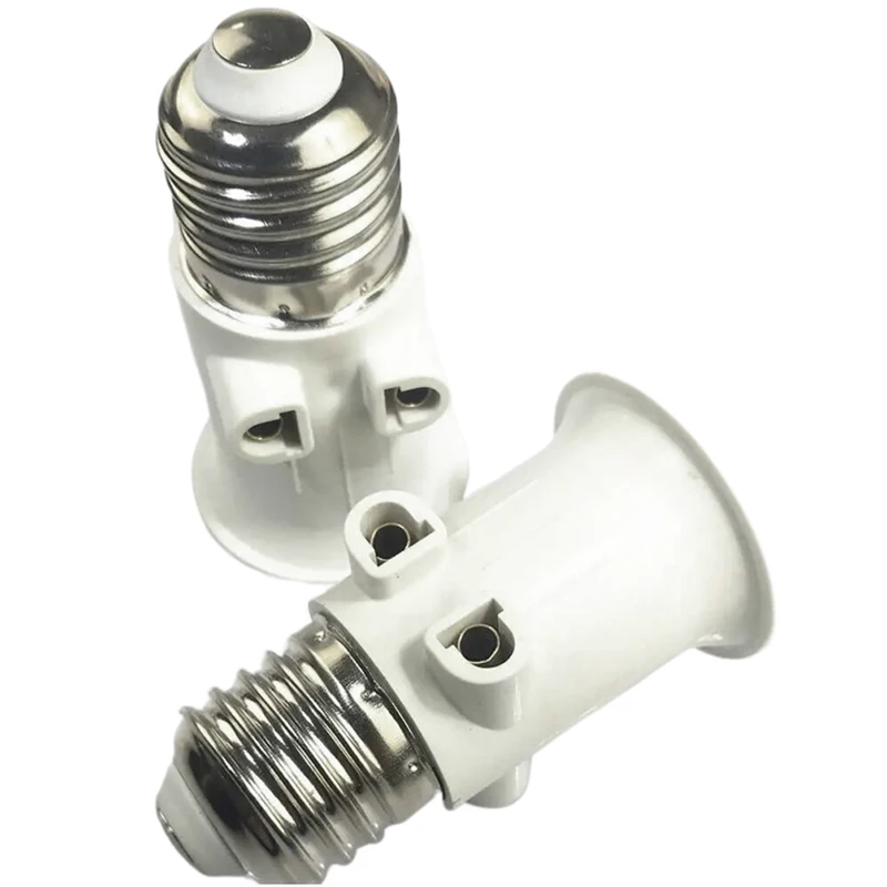 Description Picture 6 of item1pc EU to E27 LED Bulb Adapter Light Socket Used Into 2-pin Plug For Home Studio Photographic Bulb Adapter AC100-240V