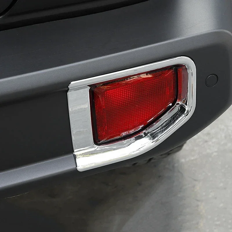 

WELKINRY For Jeep Wrangler JL 4th Generation 2018-2023 Car Tail Rear Bumper Fog Lamp Light Trim