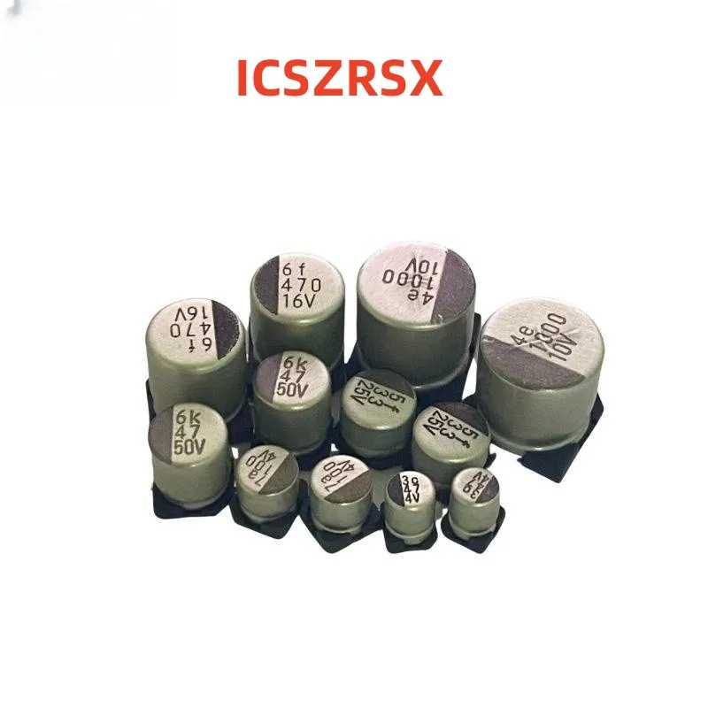 

10PCS 4V 6.3V 10V 16V 25V 35V 50V 63V 100V SMD Aluminum Electrolytic Capacitor 1UF 10UF 22UF 47UF 100UF 220UF 330UF 470UF 1000UF