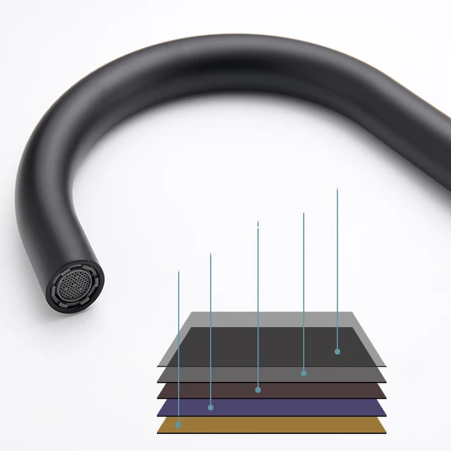 KEMAIDI อิสระอ่างอาบน้ําก๊อกน้ําอ่าง FILLER Tub Spout ไม่มีมือถือสเปรย์ทองเหลือง TAP SINGLE LEVER 5 สี 4