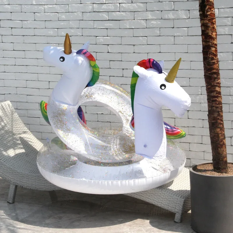 Unicorn Swimming Circle Large Size Thickened Rescue Ring Sports And Entertainment Product From China Mainland