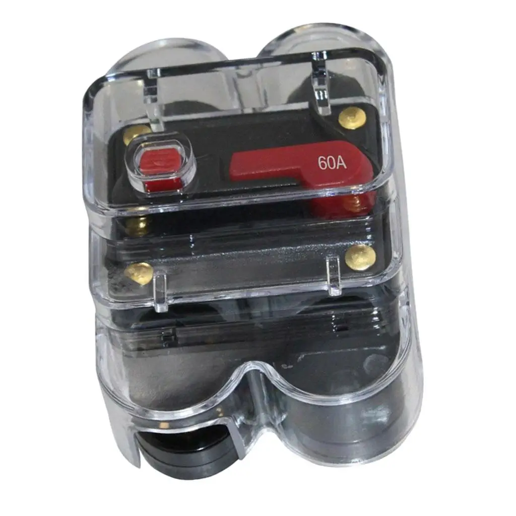 

12V-24V DC Circuit Breaker Motor Auto Car Marine Boat Bike Stereo Audio Inline Fuse Inverter Waterproof with Manual Reset