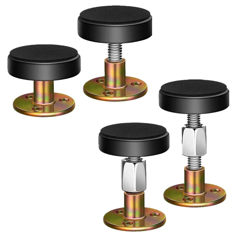 4Pack Adjustable Threaded Bed Frame Anti-Shake Tool Headboard Stoppers Bedside Support Hardware Fasteners Beds Anti Shake Tools