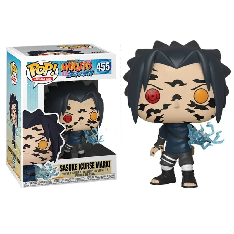 thumbnail image 1 of 2025 Venta final FUNKO POP Naruto Shippuden Six Path #186 Sasuke Curse Mask #455 Figuras de acción de vinilo Colección Modelo Juguetes para regalo, 1 of 5