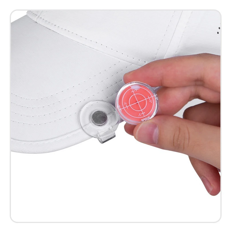 PGM Golf Supplies Level Cap Clamp Mark Magnetic Cap Clamp Ball Position Mark Red/Blue MK011