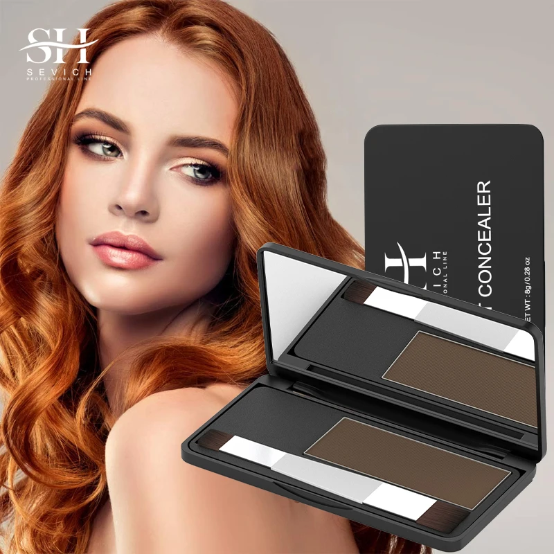 Waterproof Hair Line Powder 8g Edge Control Hair Root Cover Up Repair Line Shadow Makeup Unisex 4 Color hair building powder