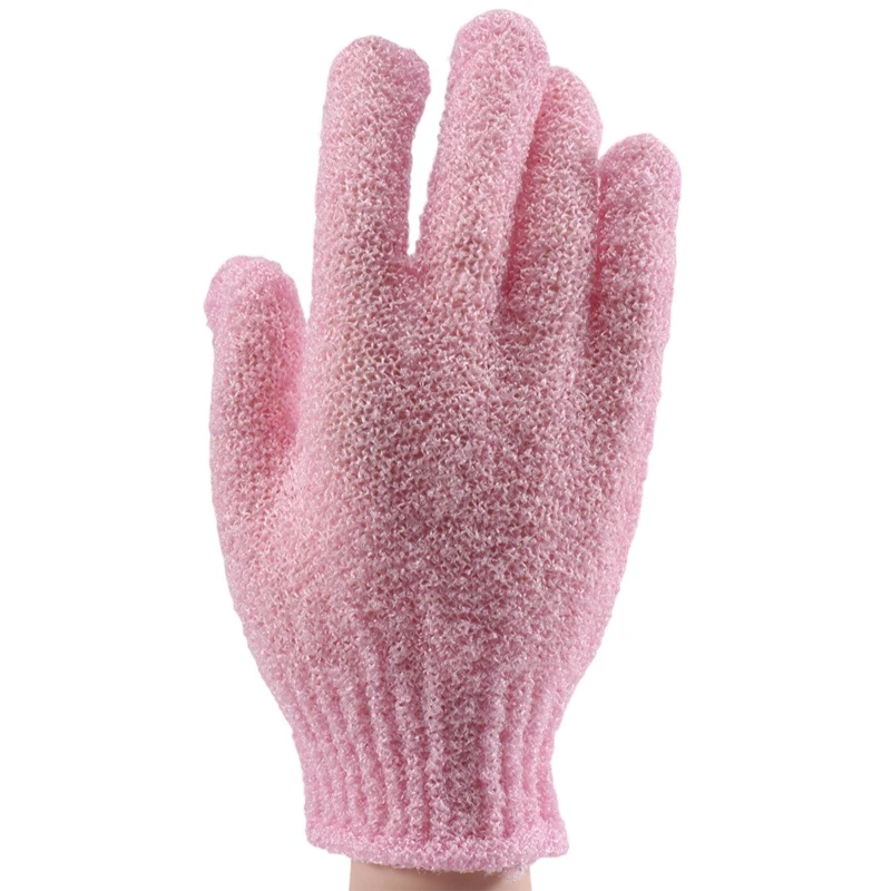 4 Pair Shower Bath Gloves Exfoliating Wash Skin Spa Massage Body Scrubber Cleaner 5