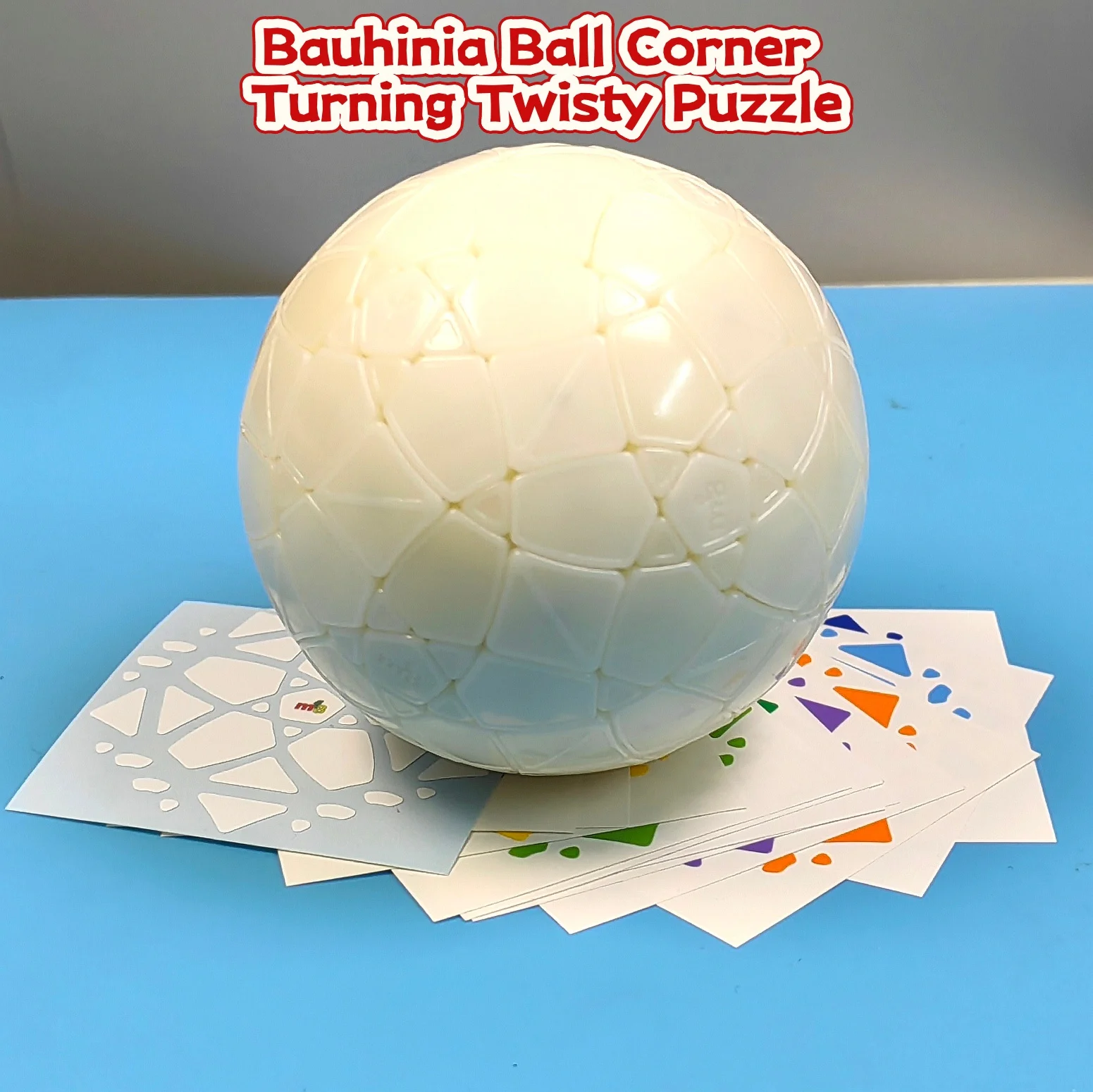 새로운 MF8 미니 바우히니아 볼 코너 터닝 트위스티 퍼즐 매직 큐브 블랙 초등학생 청소년 성인 지능 장난감 두뇌 티저