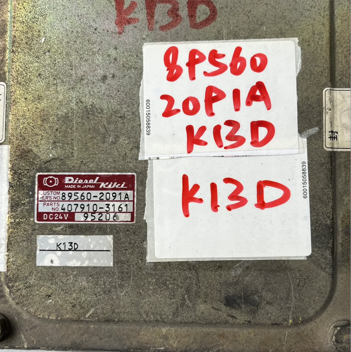 HINO PROFIA 트럭 K13D 엔진 ECU ECM 카운트 유닛, 89560-2091A, 895602091A, 407910-3161, 4079103161