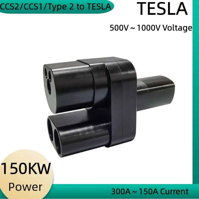 

Fast Charging EVSE EV Charger 150KW 500V to 1000V Ac Power Converter CCS1 /CCS2/Type2 toTESLA