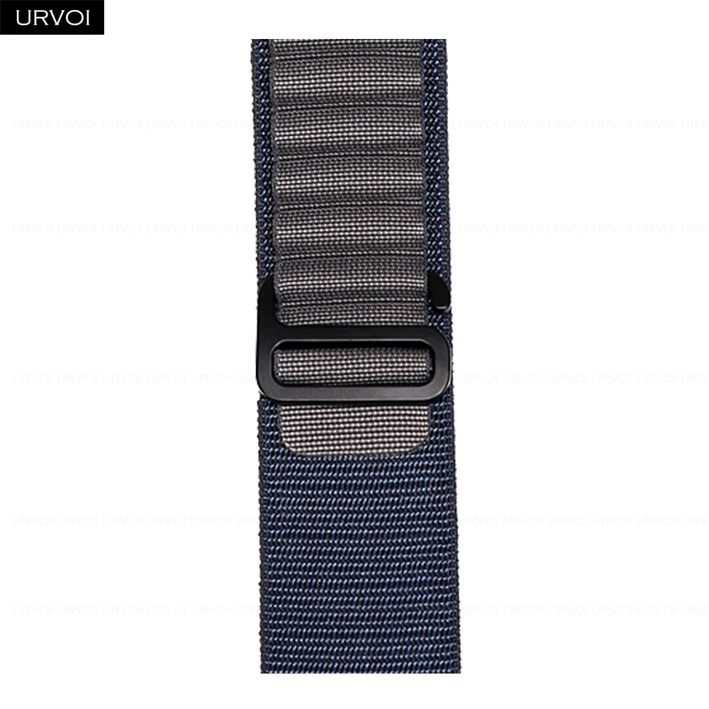 URVOI Black Woven Polyester Alpine Loop Strap with G-Hook Closure