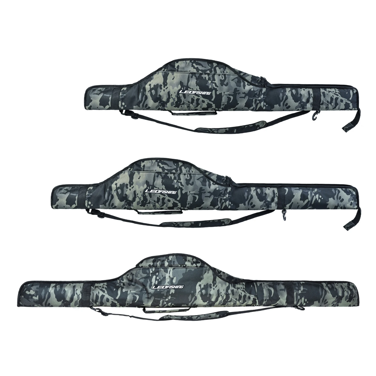 Sac de pêche pliable 160/140/120cm pour cannes à pêche - Stockage transportable matériel pêche France