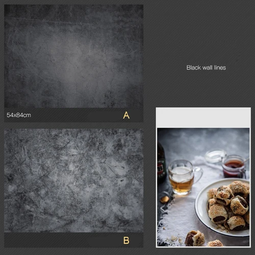 스튜디오 카메라용 방수 사진 배경, PVC 사진, 양면 목재 대리석 벽, 잔디 인쇄, 57X87cm 200 컬러 3