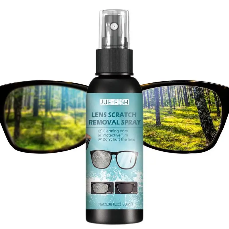 

Glasses Cleaner Spray Lens Cleaner Spray For Eyeglass Eyeglass Cleaner Scratch Remover Travel Size Lens Cleaning Solution
