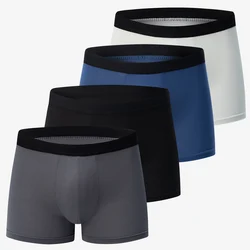 Men's Plus - Size Printed Boyshorts: Stylish and Comfortable 4 - Piece Underwear Set - US - S (AsianXL) (4pcs - yy - cs)