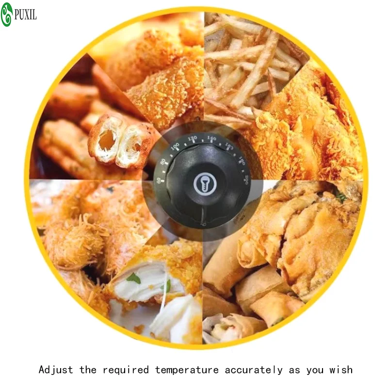 10L Stainless Steel Commercial Electric Deep Fryer Stove Single Cylinder Smokeless Chicken Dough French Fries Frying Machine 5