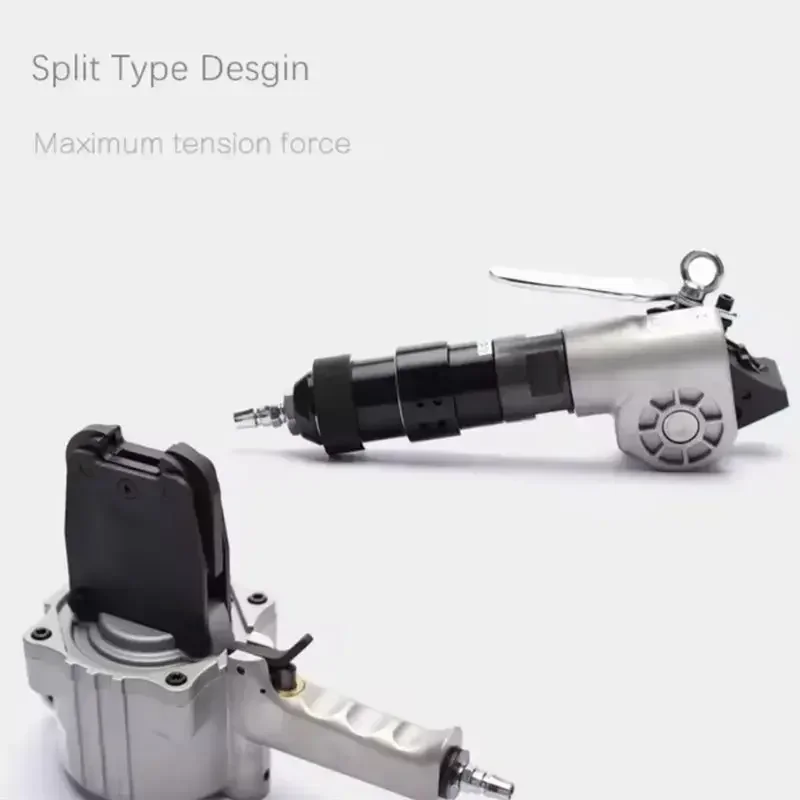 Pneumatic One Set Tensioner And Sealer Combination Tools Metal Strip Packing Steel Binding Machine 6